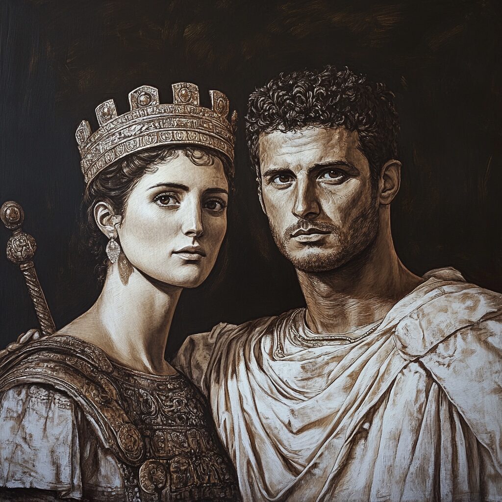 roi reine epoque romaine