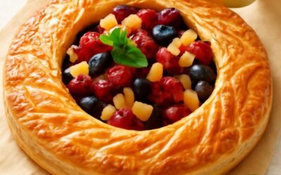 Recette Gourmande de Galette des Rois aux Fruits : Une Variante Sucrée et Fraîche