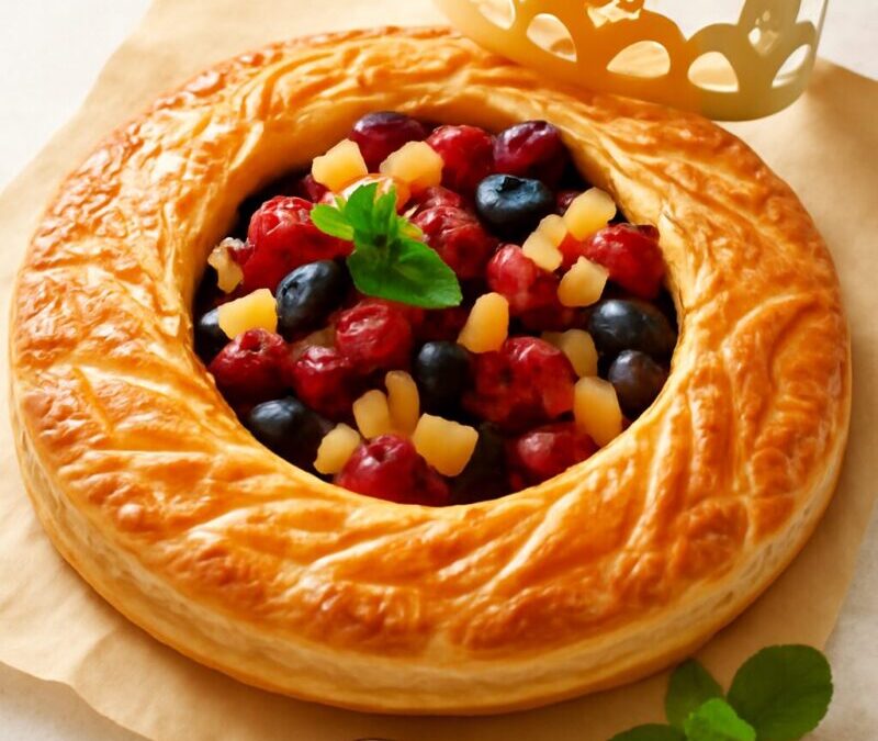 Recette Gourmande de Galette des Rois aux Fruits : Une Variante Sucrée et Fraîche